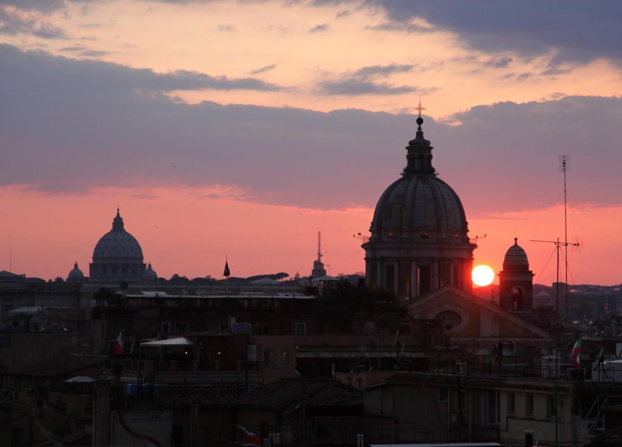 Apartment Spanish Steps With Panoramic Roof-Terrace Roma Esterno foto